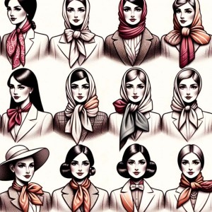 10 moduri elegante de a purta o eșarfă